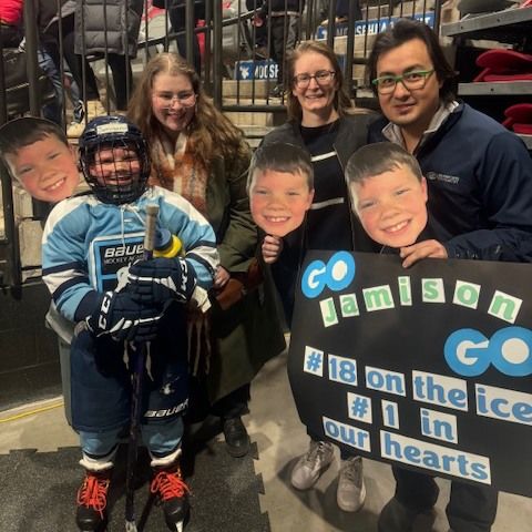There’s something special about the moment you spot a familiar face in the stands, but when that face is your Vision Therapist Michelle holding up a sign cheering you on, it takes the support to a whole new level! 😄 

We are so proud to help amazing kids like Jamison see the game — and life — more clearly. To say that we were BEYOND excited to watch him play over the weekend is clearly an understatement 🏒✨